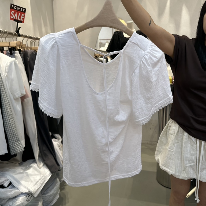 ULTRAORANGE東大門㊣代購女士新款時尚人氣25春夏休閑職業T恤GILT/ULTRAORANGET恤