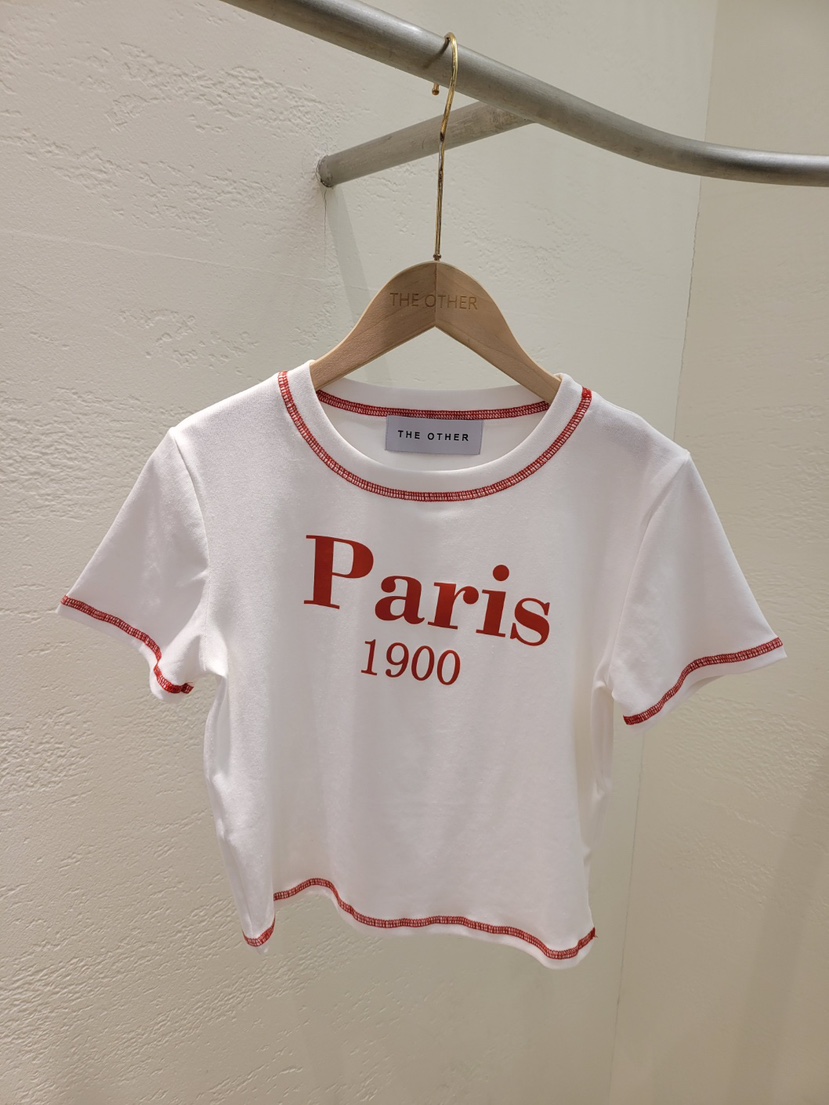 THE OTHER東大門㊣實拍女裝新品25春夏真品職業推薦人氣T恤THE OTHERT恤圖色2