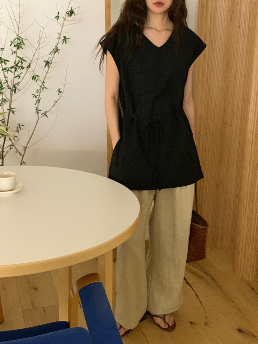 RIVER RAIN韓國代購㊣女裝新款25春夏時尚休閑推薦襯衫蕾絲衫RIVER RAIN襯衫/蕾絲衫