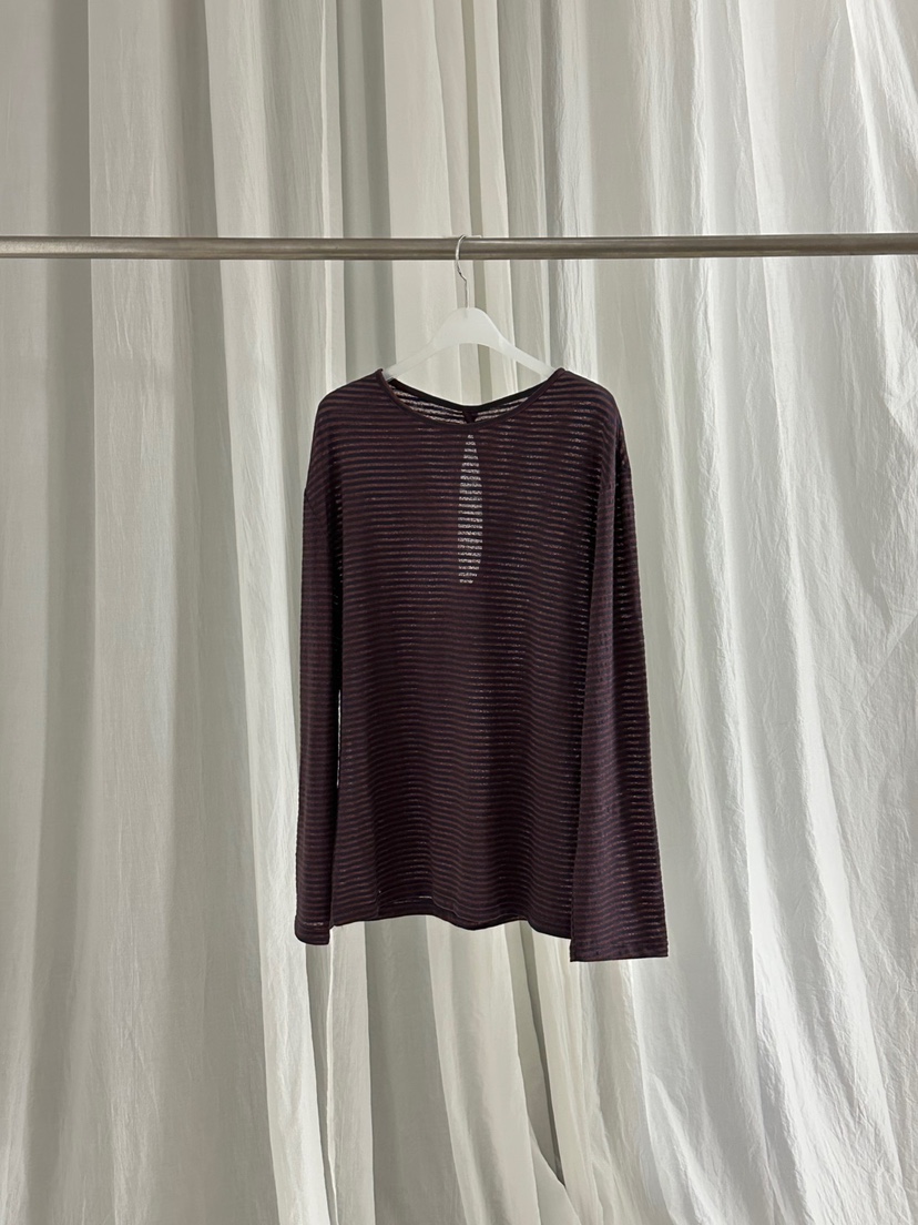 RIVER RAIN韓國代購㊣女士新品職業25春夏時尚人氣長袖T恤RIVER RAIN長袖T恤圖色5
