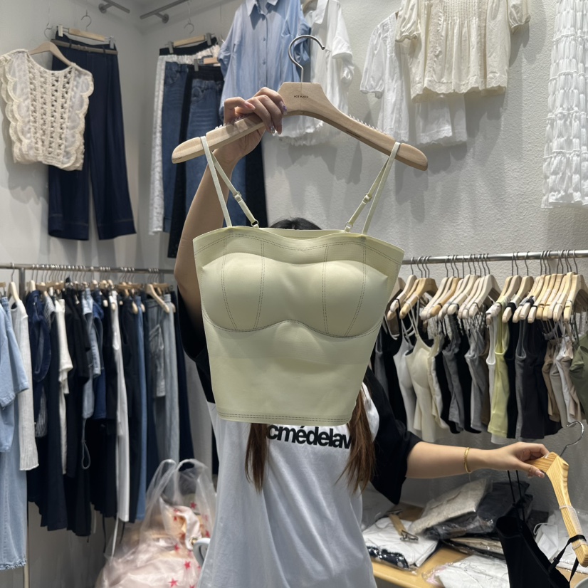 HOT PLACE東大門㊣實拍女士新款人氣職業推薦熱賣吊帶背心HOT PLACE/DREAM GIRIS吊帶/背心圖色4