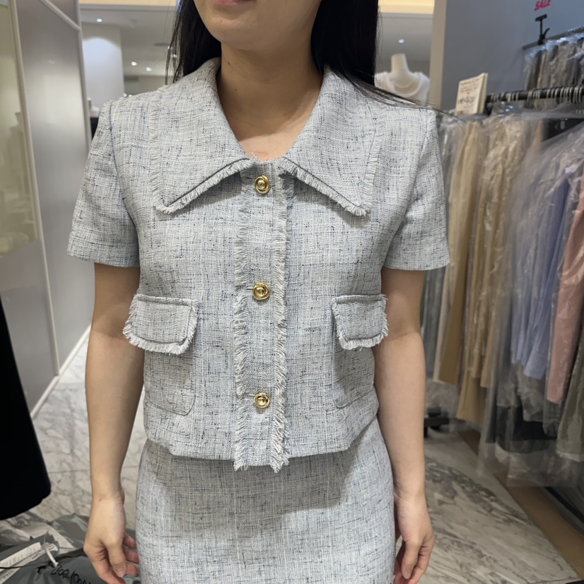 MER東大門㊣實拍女士新品時尚職業人氣休閑真品推薦熱賣夾克MER/ANGELO BIANCO夾克圖色2