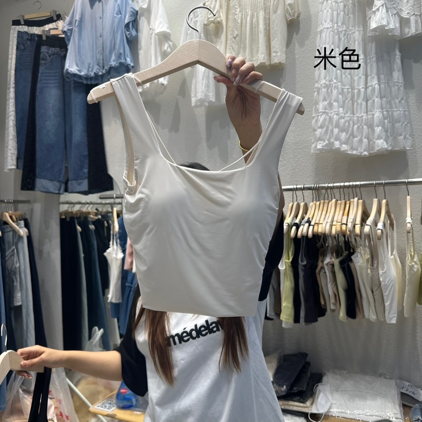 HOT PLACE東大門㊣直郵女士新款熱賣25春夏職業休閑吊帶背心HOT PLACE/DREAM GIRIS吊帶/背心圖色3
