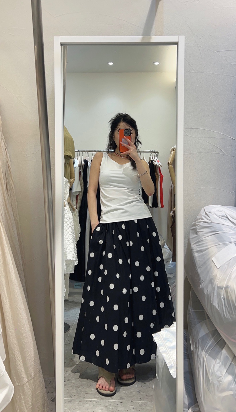 ROU.TINE東大門㊣代購女士新款熱賣25春夏職業人氣時尚長裙ROU.TINE長裙
