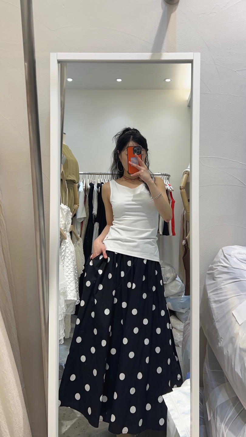 ROU.TINE東大門㊣代購女士新款熱賣25春夏職業人氣時尚長裙ROU.TINE長裙