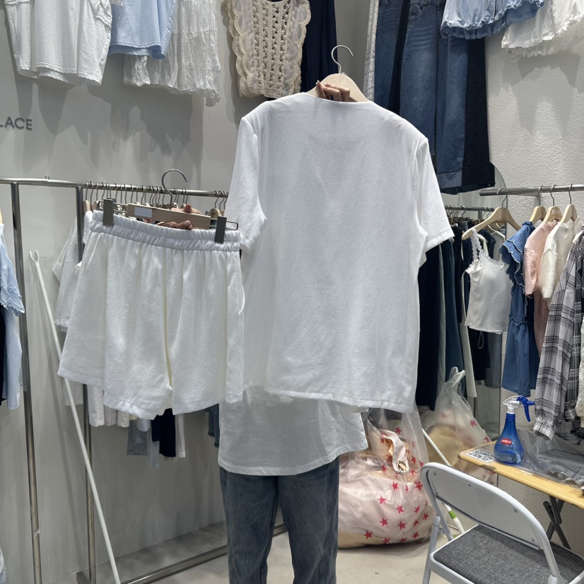 HOT PLACE韓國直郵㊣女裝新品人氣推薦套裝兩件套亞麻布套裝HOT PLACE/DREAM GIRIS套裝