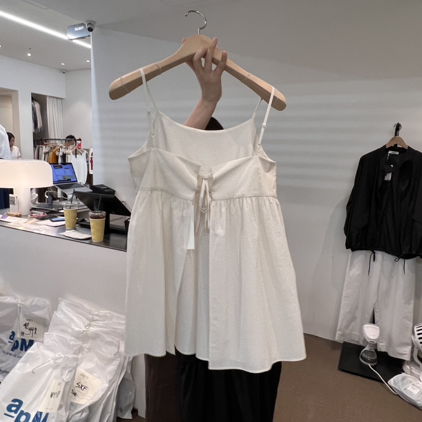 OBJECT韓國代購㊣女士新品時尚人氣推薦25春夏真品吊帶背心OBJECT吊帶/背心