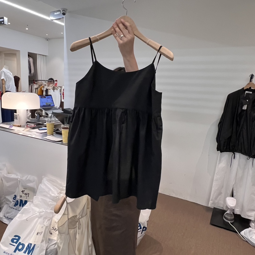 OBJECT韓國代購㊣女士新品時尚人氣推薦25春夏真品吊帶背心OBJECT吊帶/背心圖色2