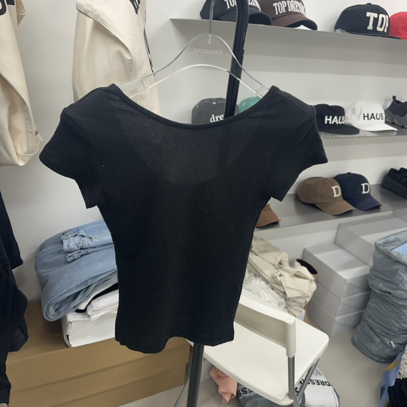 TOPDRESSING東大門㊣實拍女士新品人氣推薦熱賣職業時尚T恤TOPDRESSINGT恤圖色3