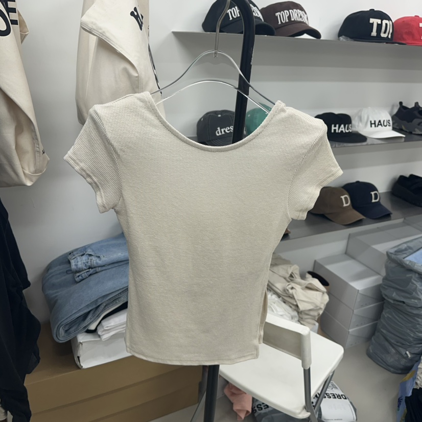 TOPDRESSING東大門㊣實拍女士新品人氣推薦熱賣職業時尚T恤TOPDRESSINGT恤圖色4