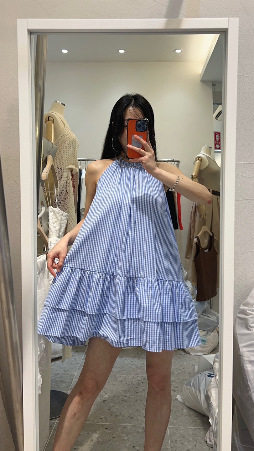 ROU.TINE韓國直郵㊣女裝新款真品推薦熱賣時尚職業休閑連衣裙ROU.TINE連衣裙