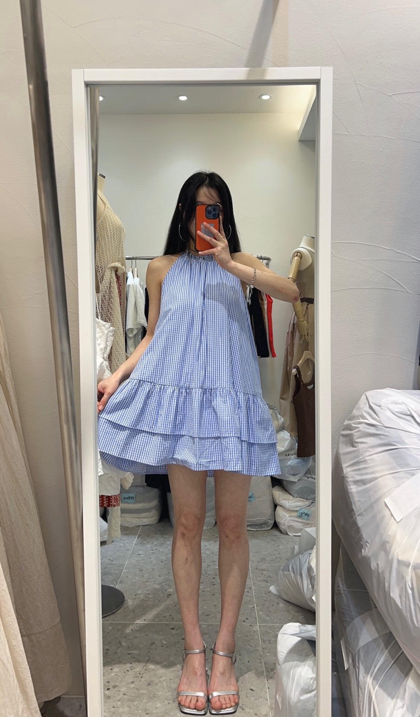 ROU.TINE韓國直郵㊣女裝新款真品推薦熱賣時尚職業休閑連衣裙ROU.TINE連衣裙