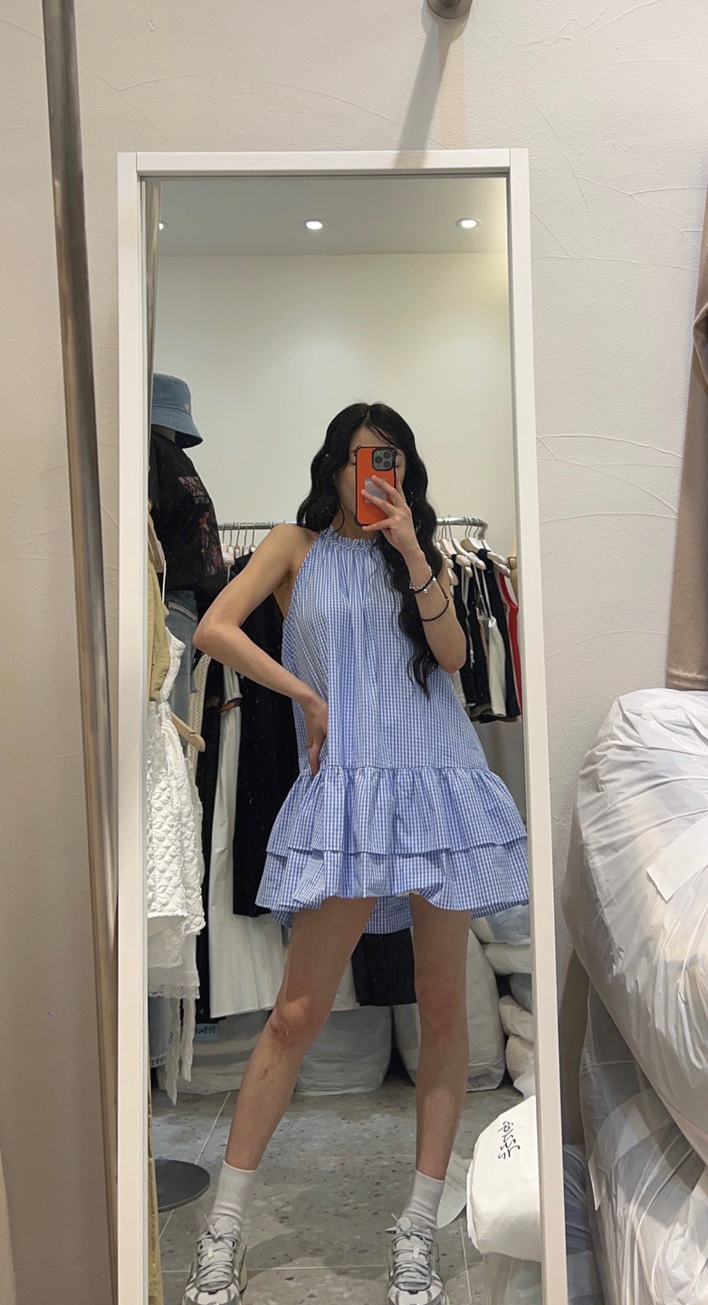 ROU.TINE韓國直郵㊣女裝新款真品推薦熱賣時尚職業休閑連衣裙ROU.TINE連衣裙