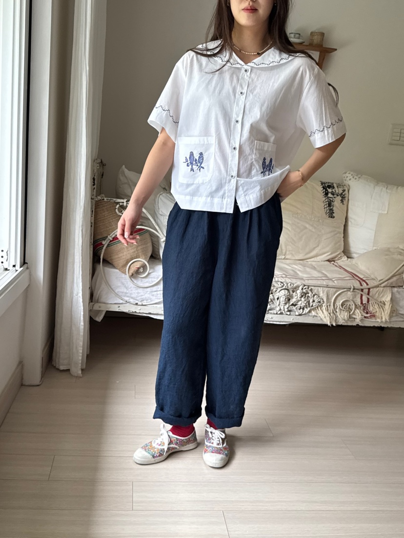 AT NOTE東大門㊣代購女裝新品職業人氣休閑推薦休閑褲亞麻AT NOTE休閑褲