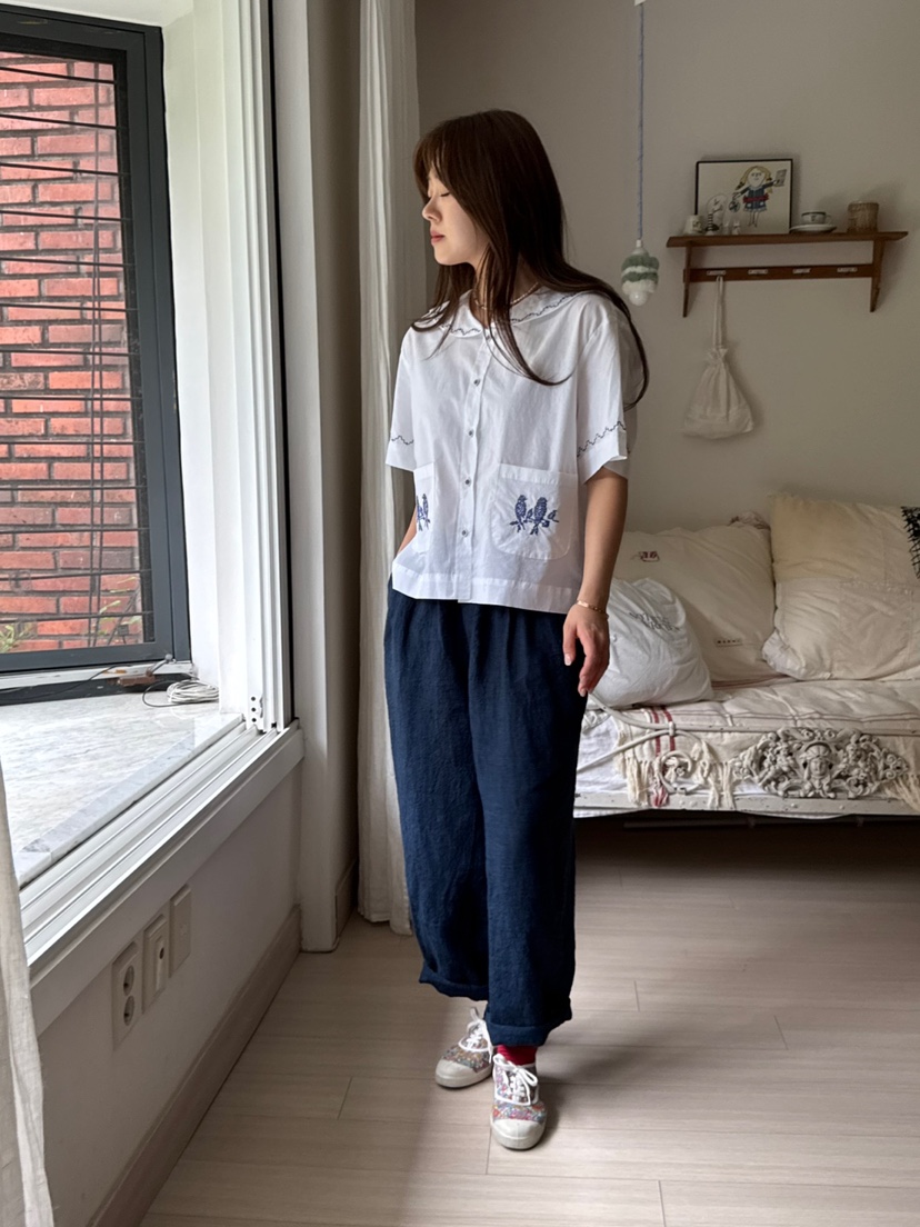 AT NOTE東大門㊣代購女裝新品職業人氣休閑推薦休閑褲亞麻AT NOTE休閑褲