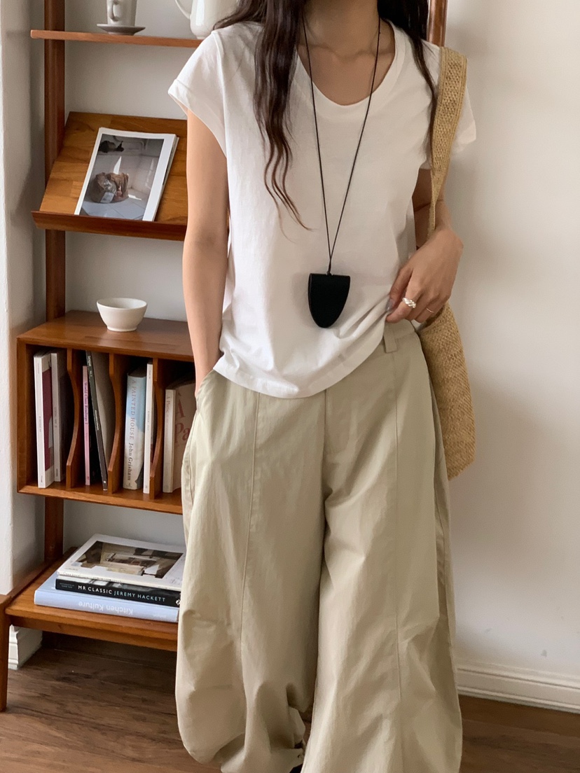 RIVER RAIN韓國直郵㊣女士新品真品25春夏休閑時尚熱賣T恤RIVER RAINT恤