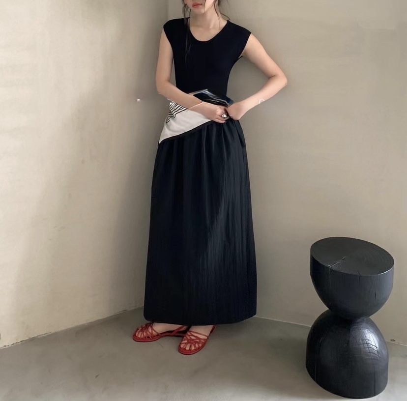 ROU.TINE韓國代購㊣女士新品熱賣休閑職業真品時尚25春夏連衣裙ROU.TINE連衣裙