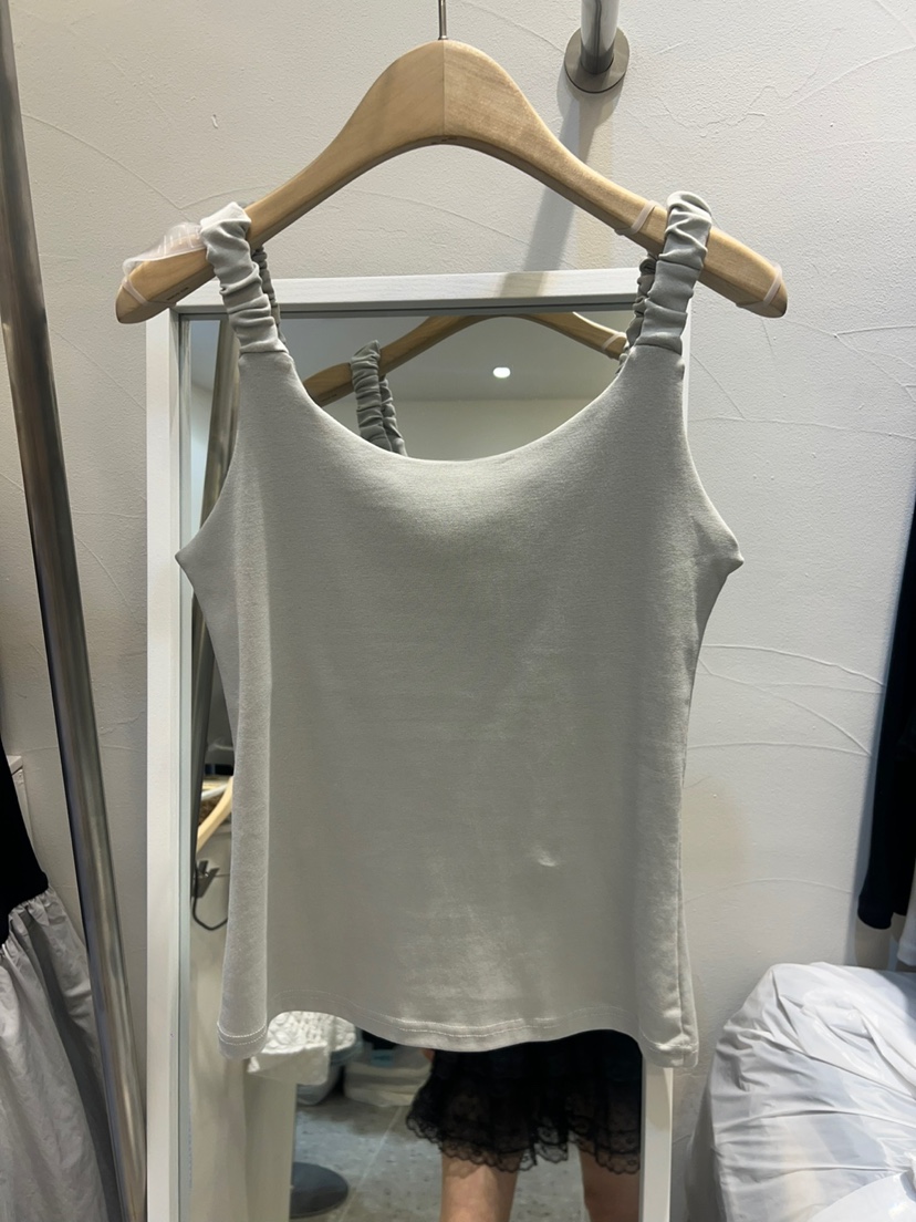 ROU.TINE東大門㊣代購女裝新款時尚真品休閑熱賣人氣吊帶背心ROU.TINE吊帶/背心