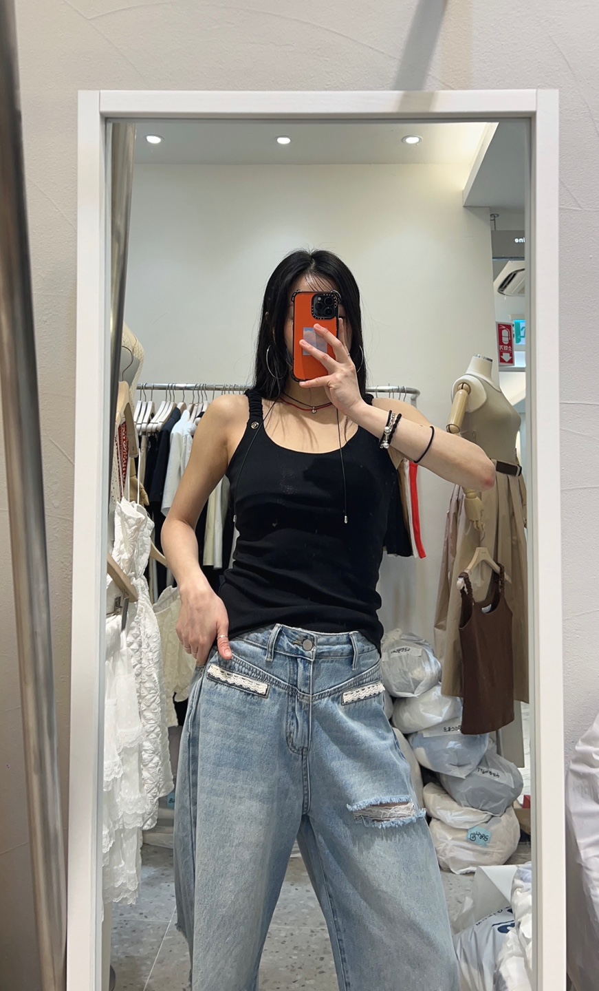 ROU.TINE東大門㊣代購女裝新款時尚真品休閑熱賣人氣吊帶背心ROU.TINE吊帶/背心