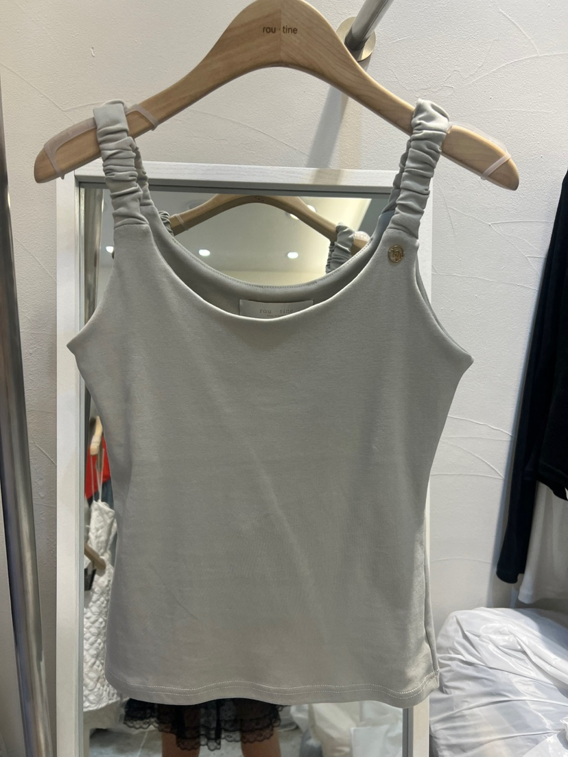 ROU.TINE東大門㊣代購女裝新款時尚真品休閑熱賣人氣吊帶背心ROU.TINE吊帶/背心