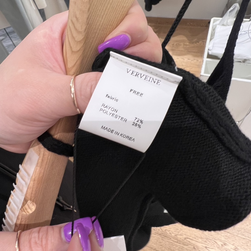 VERVEINE韓國代購㊣女裝新款休閑25春夏時尚推薦熱賣吊帶背心VERVEINE吊帶/背心