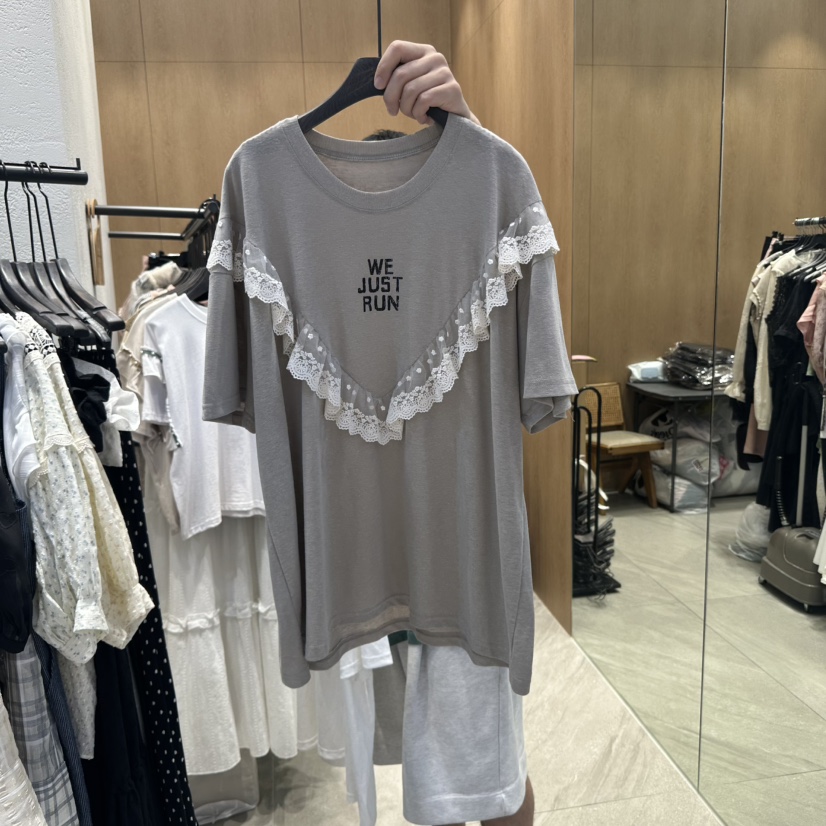 TRIPLE SEVEN東大門㊣代購女裝新款時尚真品熱賣推薦職業T恤TRIPLE SEVENT恤圖色2