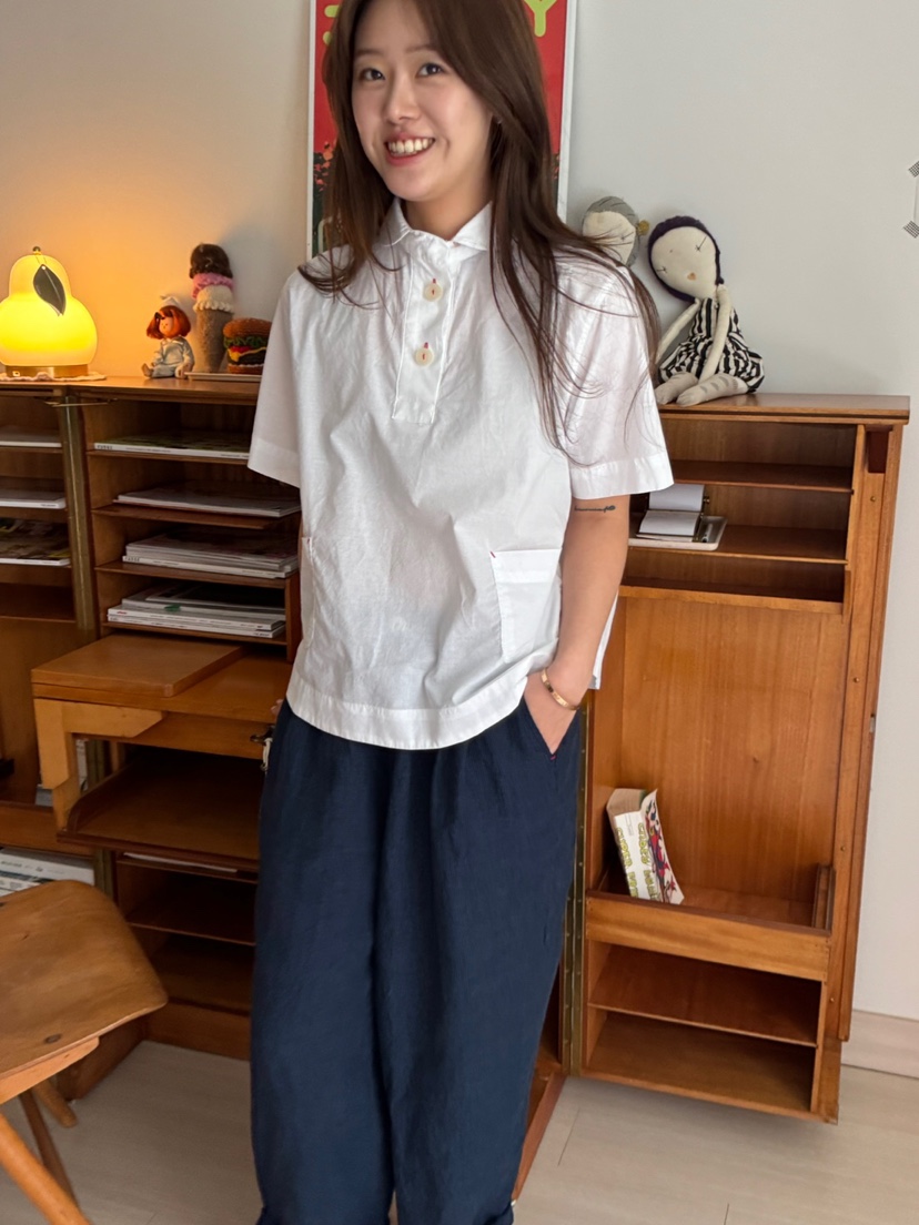AT NOTE韓國代購㊣女裝新品時尚25春夏推薦休閑襯衫蕾絲衫AT NOTE襯衫/蕾絲衫