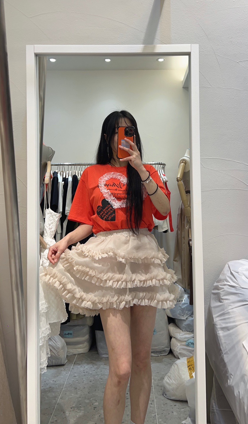 ROU.TINE東大門㊣實拍女士新品熱賣休閑時尚職業推薦25春夏T恤ROU.TINET恤