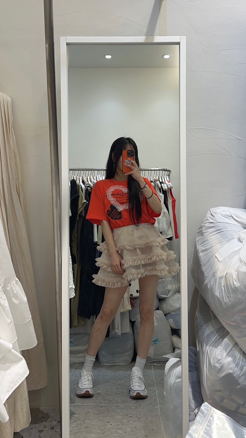 ROU.TINE東大門㊣實拍女士新品熱賣休閑時尚職業推薦25春夏T恤ROU.TINET恤