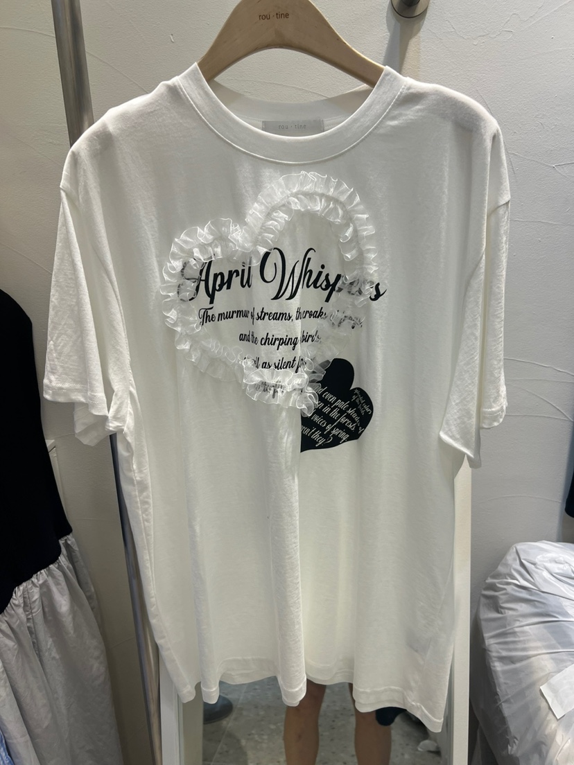 ROU.TINE東大門㊣實拍女士新品熱賣休閑時尚職業推薦25春夏T恤ROU.TINET恤圖色3