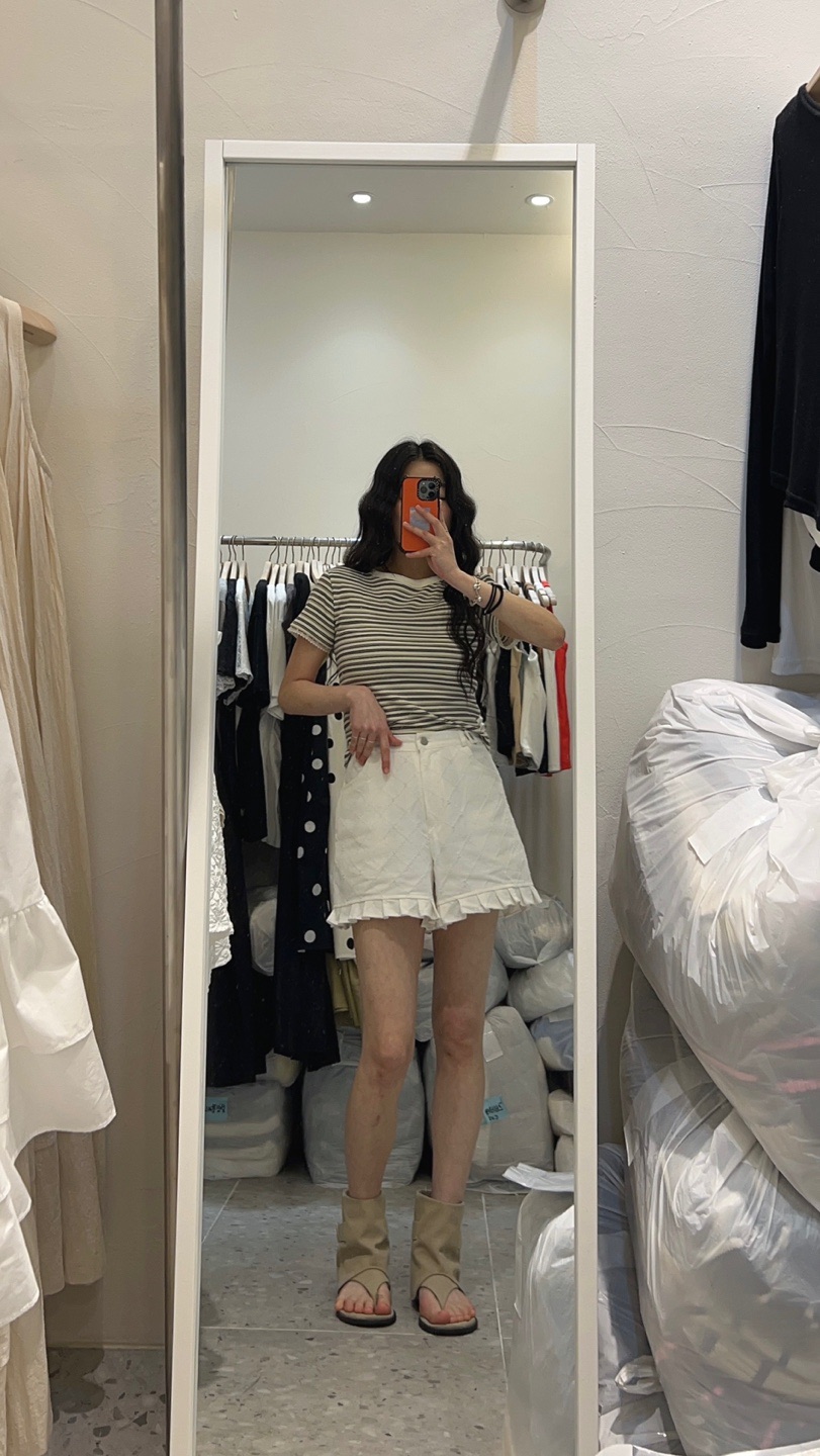 ROU.TINE東大門㊣直郵女裝新款25春夏職業熱賣真品休閑T恤ROU.TINET恤