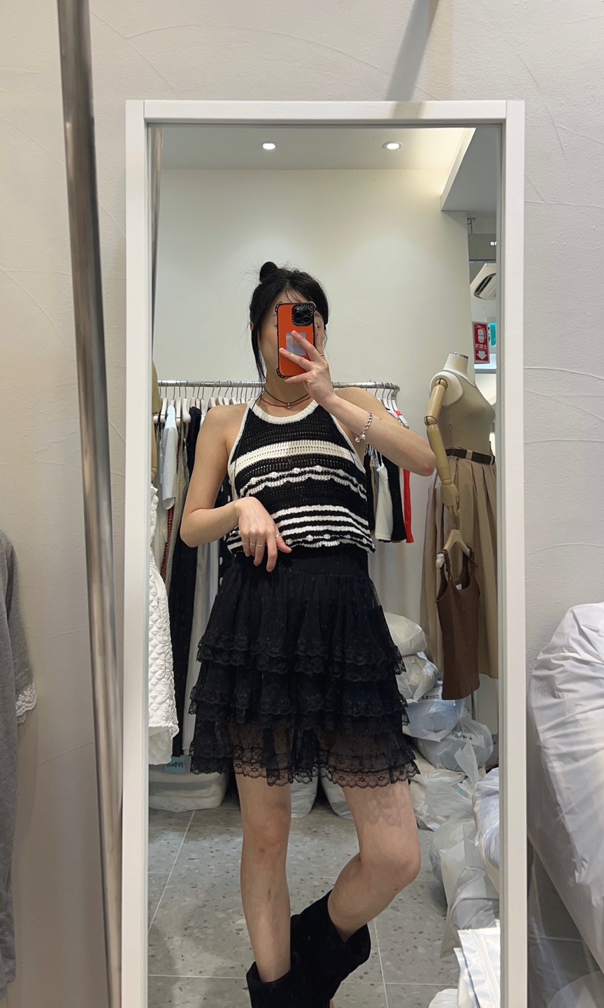 ROU.TINE韓國直郵㊣女裝新款人氣職業真品推薦休閑吊帶背心ROU.TINE吊帶/背心