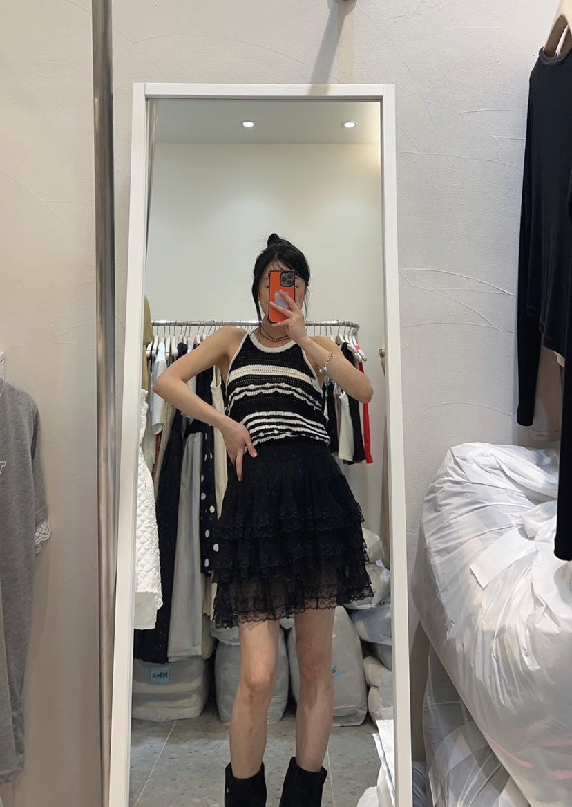 ROU.TINE韓國直郵㊣女裝新款人氣職業真品推薦休閑吊帶背心ROU.TINE吊帶/背心