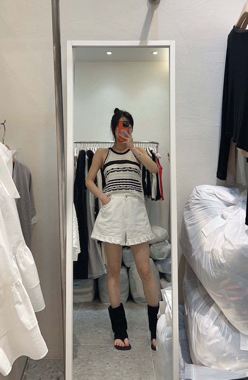 ROU.TINE韓國直郵㊣女裝新款人氣職業真品推薦休閑吊帶背心ROU.TINE吊帶/背心