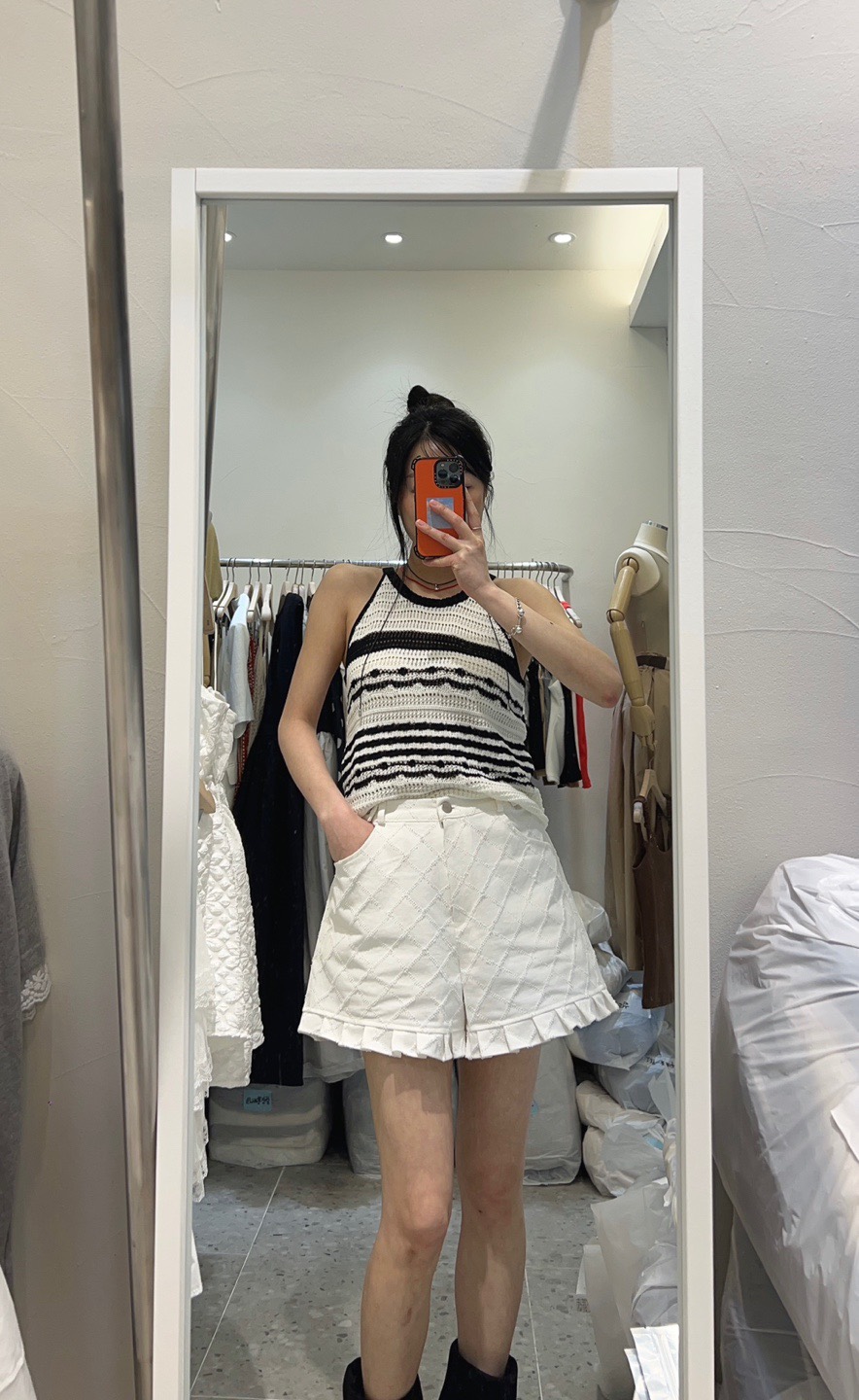 ROU.TINE韓國直郵㊣女裝新款人氣職業真品推薦休閑吊帶背心ROU.TINE吊帶/背心
