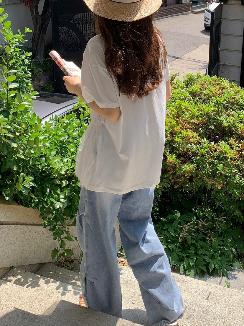ROU.TINE韓國代購㊣女士新款熱賣真品25春夏職業時尚人氣T恤ROU.TINET恤