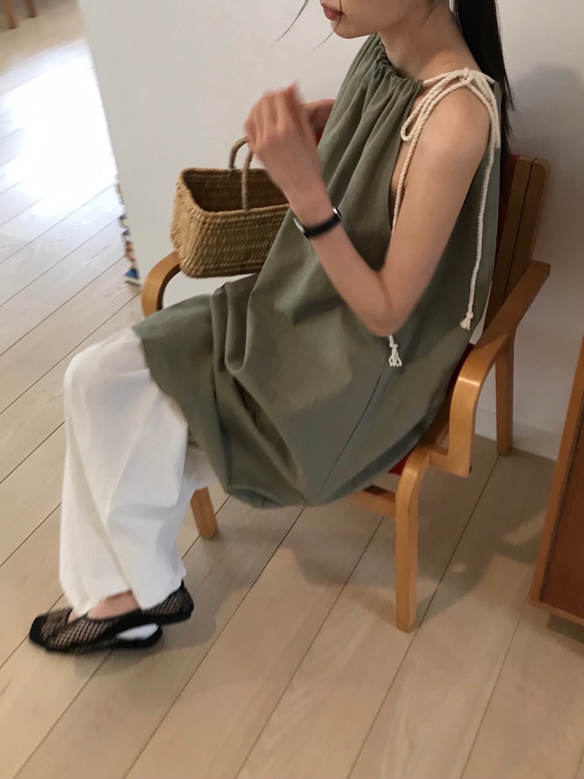 ME MO韓國直郵㊣女士新品真品25春夏熱賣休閑推薦時尚連衣裙ME MO連衣裙