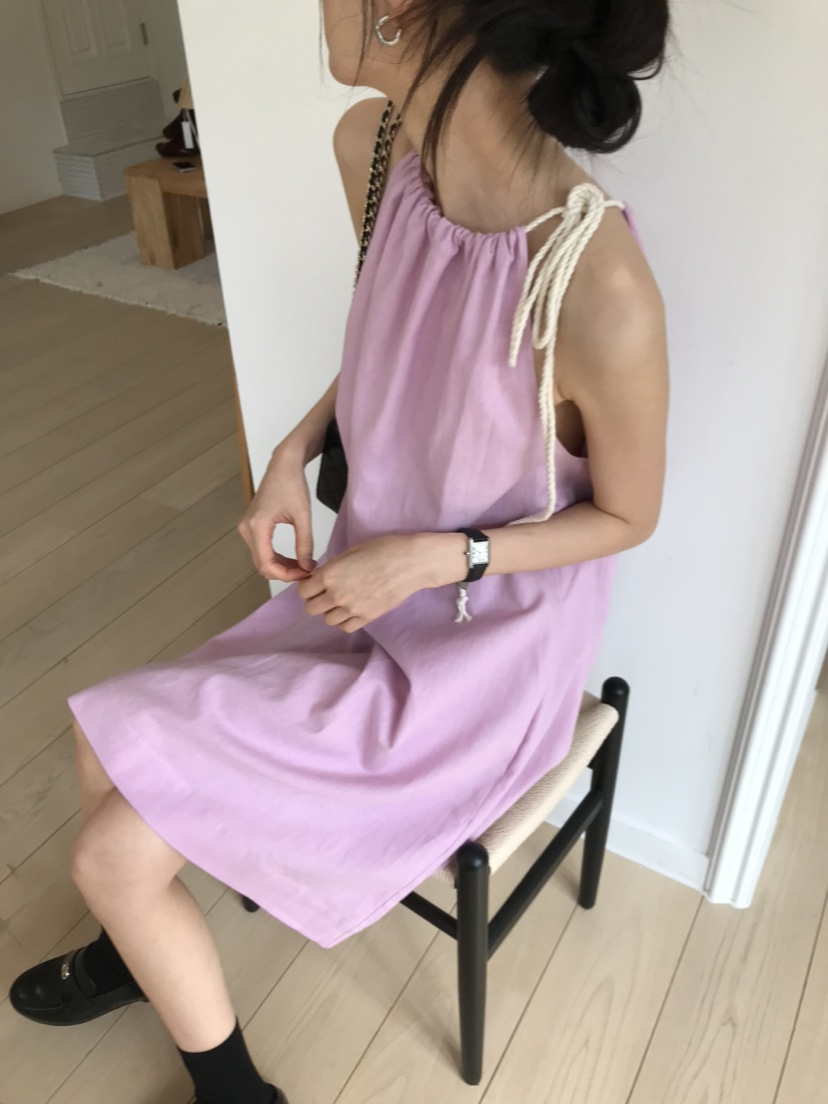 ME MO韓國直郵㊣女士新品真品25春夏熱賣休閑推薦時尚連衣裙ME MO連衣裙