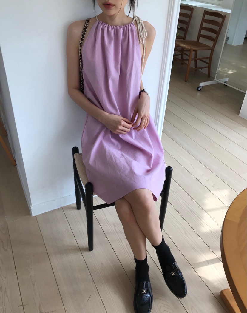 ME MO韓國直郵㊣女士新品真品25春夏熱賣休閑推薦時尚連衣裙ME MO連衣裙