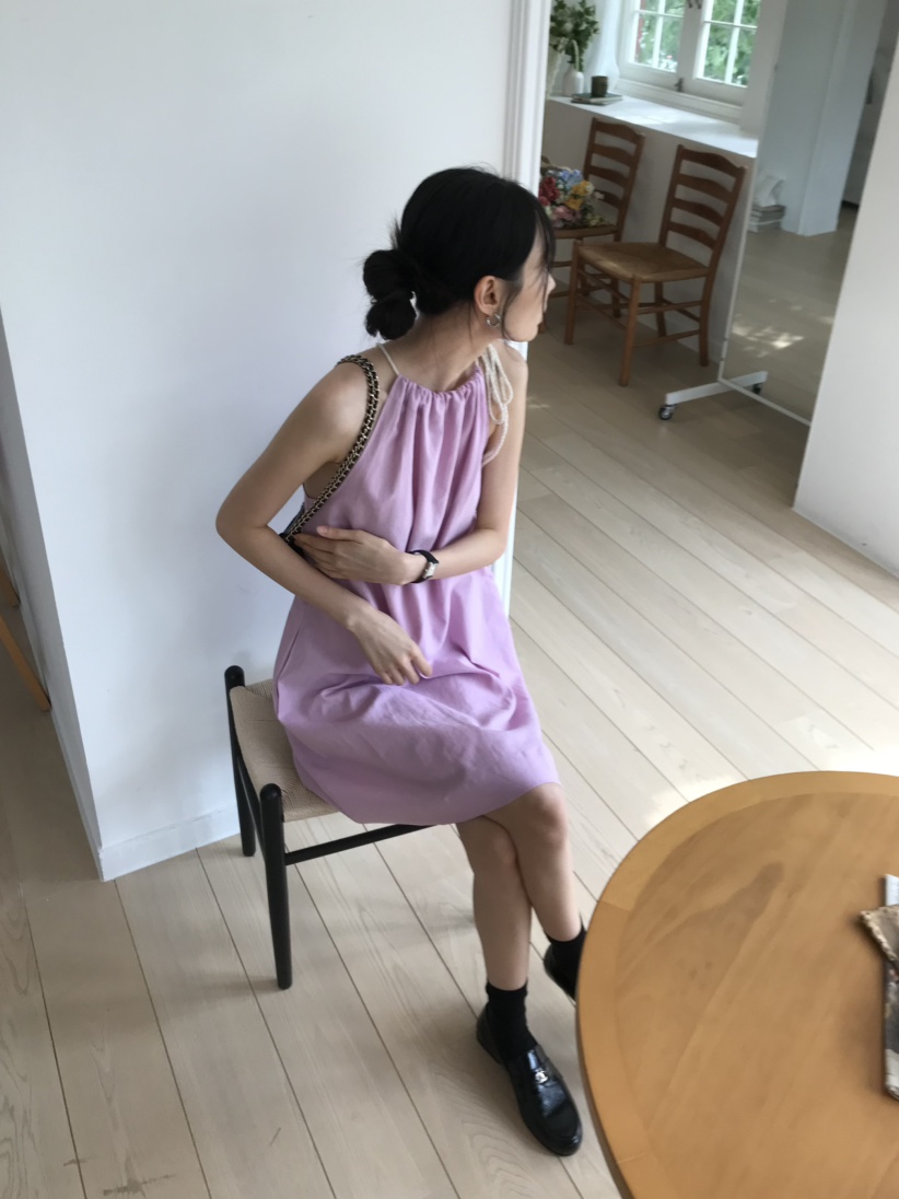 ME MO韓國直郵㊣女士新品真品25春夏熱賣休閑推薦時尚連衣裙ME MO連衣裙