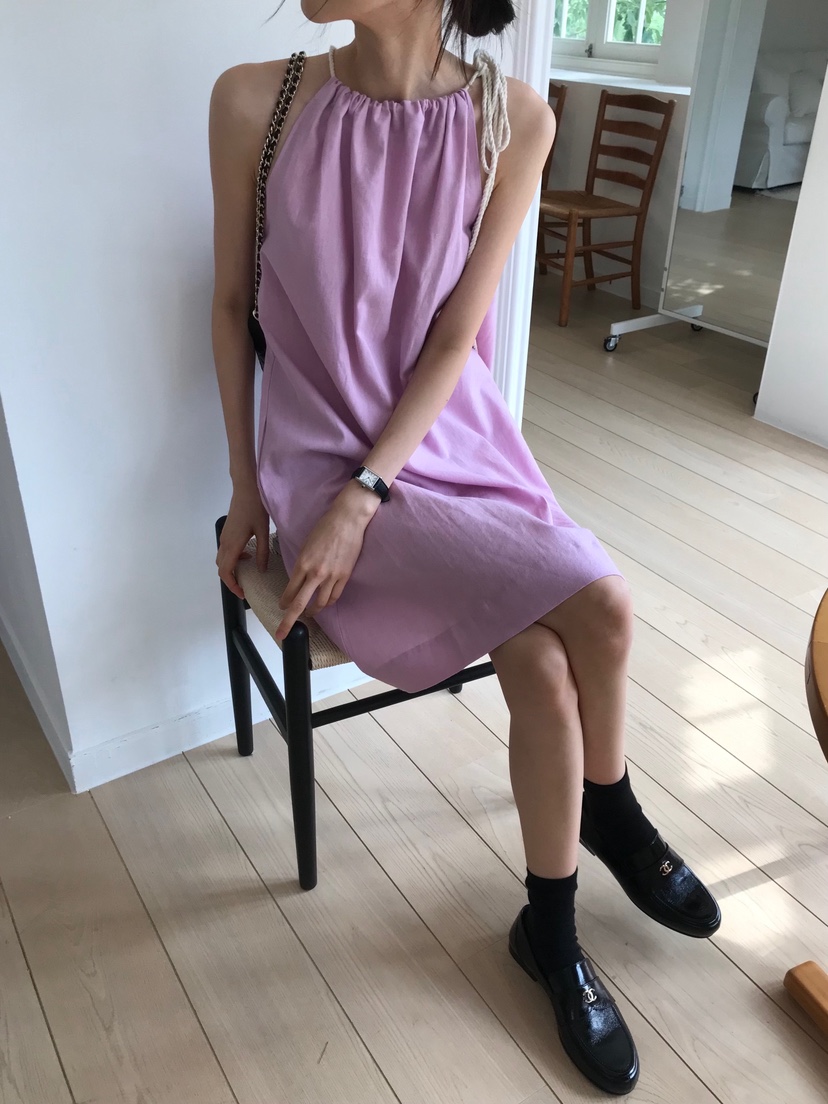 ME MO韓國直郵㊣女士新品真品25春夏熱賣休閑推薦時尚連衣裙ME MO連衣裙