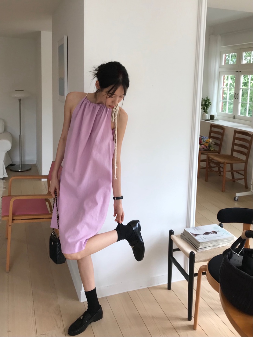 ME MO韓國直郵㊣女士新品真品25春夏熱賣休閑推薦時尚連衣裙ME MO連衣裙圖色3