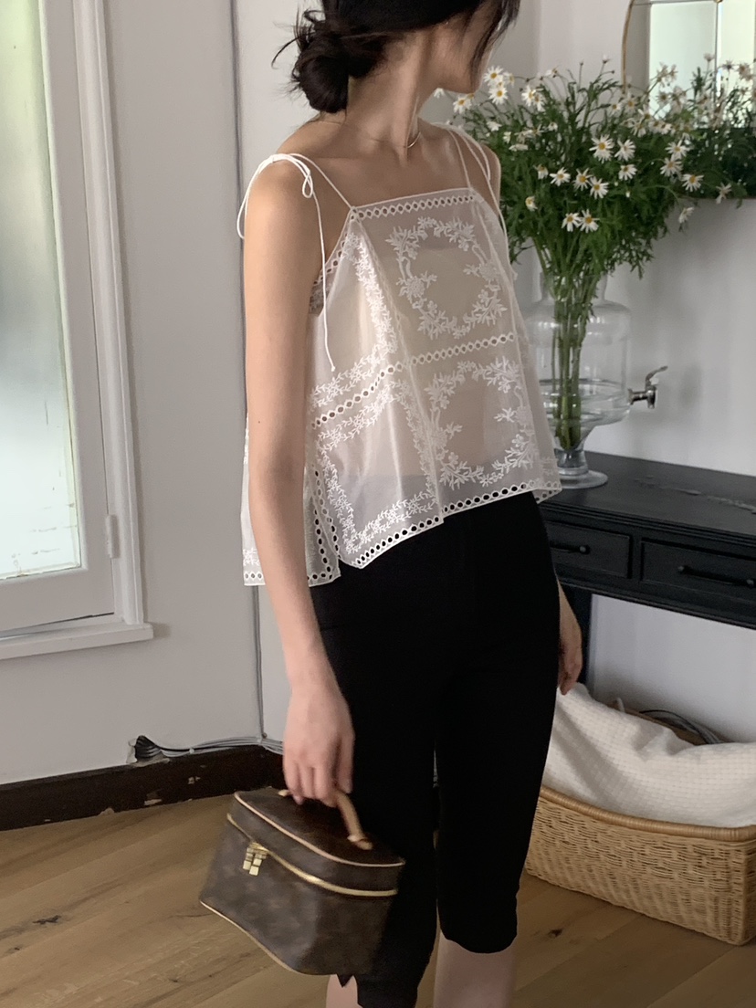 LOGARDEN東大門㊣實拍女裝新品熱賣推薦25春夏休閑吊帶背心LO GARDEN吊帶/背心