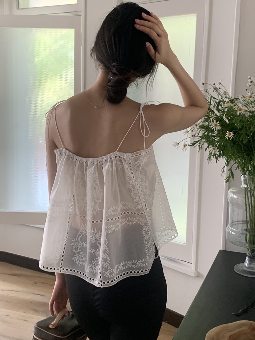 LOGARDEN東大門㊣實拍女裝新品熱賣推薦25春夏休閑吊帶背心LO GARDEN吊帶/背心