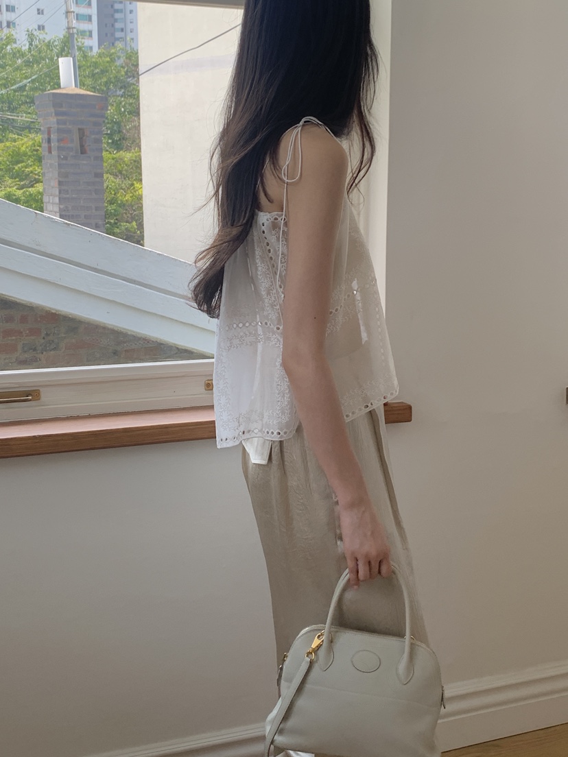LOGARDEN東大門㊣實拍女裝新品熱賣推薦25春夏休閑吊帶背心LO GARDEN吊帶/背心