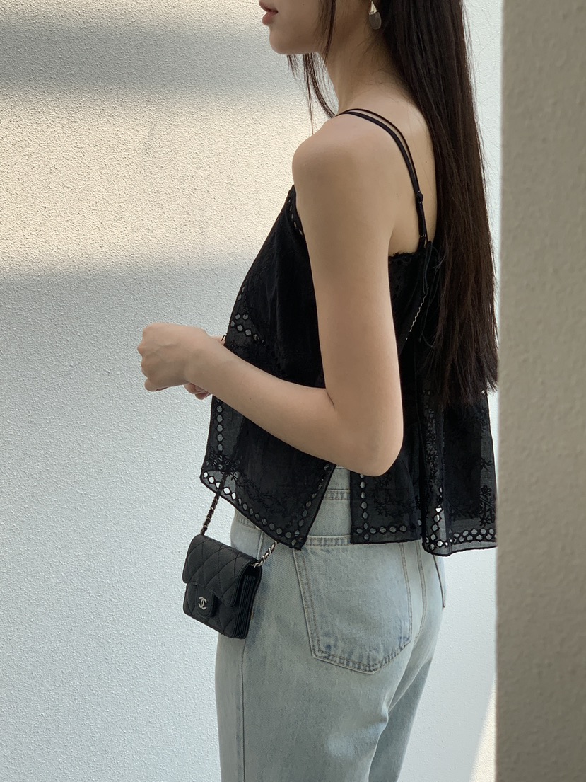 LOGARDEN東大門㊣實拍女裝新品熱賣推薦25春夏休閑吊帶背心LO GARDEN吊帶/背心