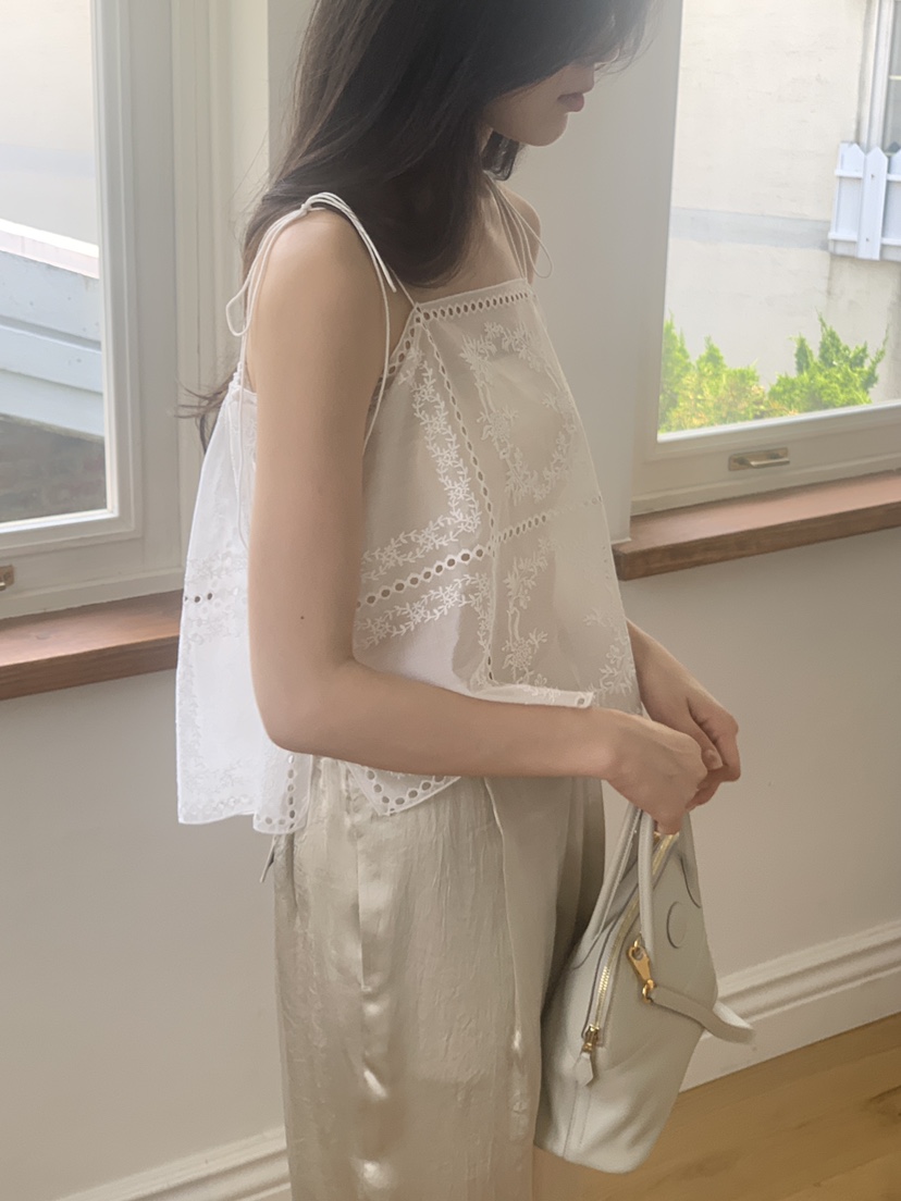 LOGARDEN東大門㊣實拍女裝新品熱賣推薦25春夏休閑吊帶背心LO GARDEN吊帶/背心
