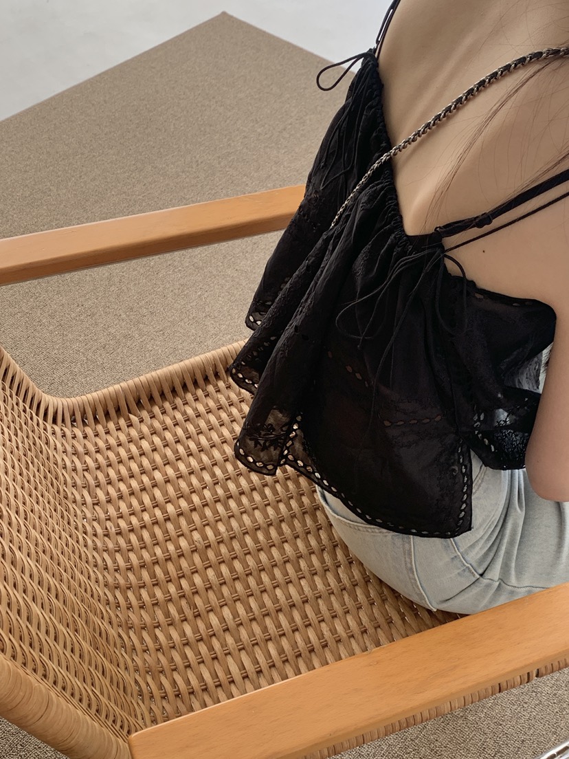 LOGARDEN東大門㊣實拍女裝新品熱賣推薦25春夏休閑吊帶背心LO GARDEN吊帶/背心
