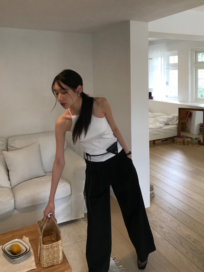 ME MO東大門㊣實拍女士新品時尚熱賣職業推薦休閑吊帶背心ME MO吊帶/背心