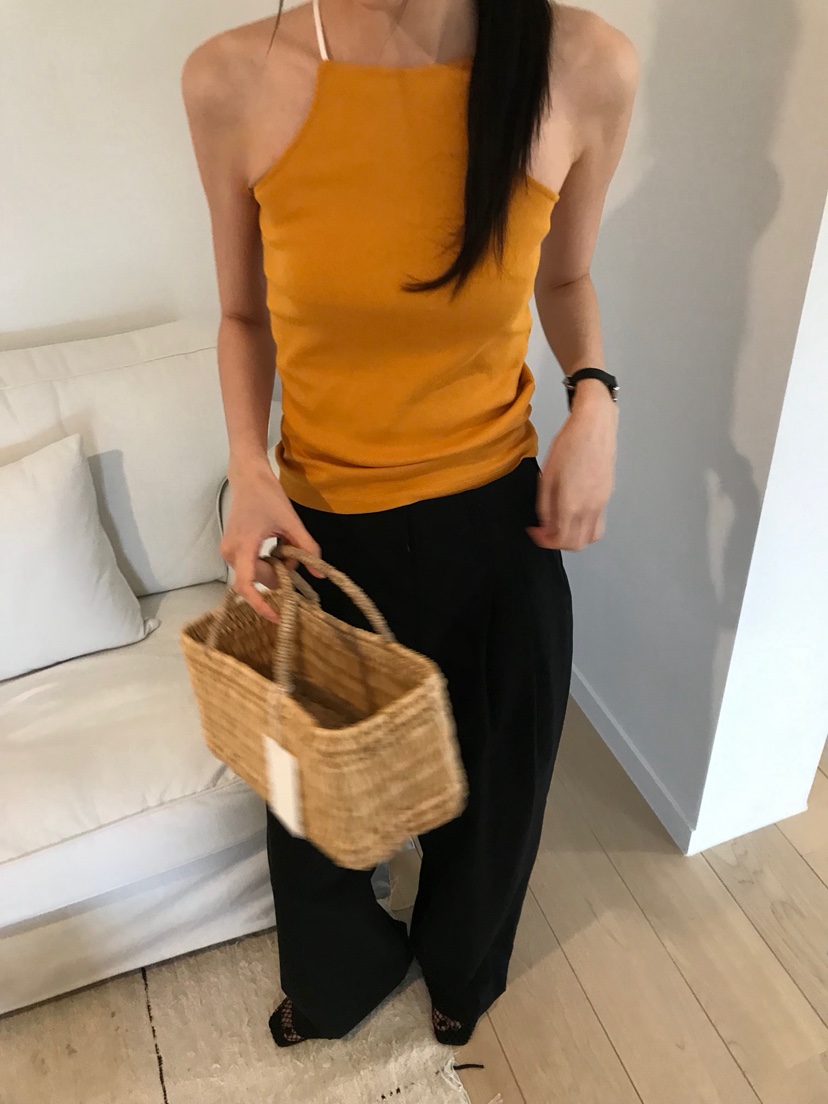 ME MO東大門㊣實拍女士新品時尚熱賣職業推薦休閑吊帶背心ME MO吊帶/背心